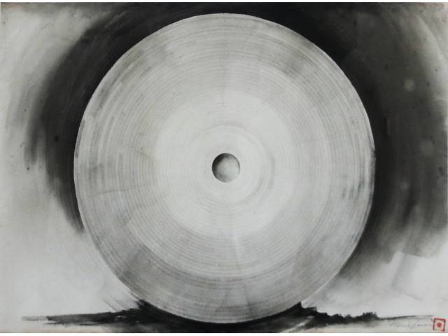 Tomoshige Kusuno Nanquim sobre papel 70 x 96 cm “Firmeza” ass. inferior direito 1992