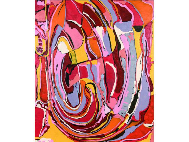 Claudia Colares óleo sobre tela 190 x 160 cm "Plano de Vôo" 2016