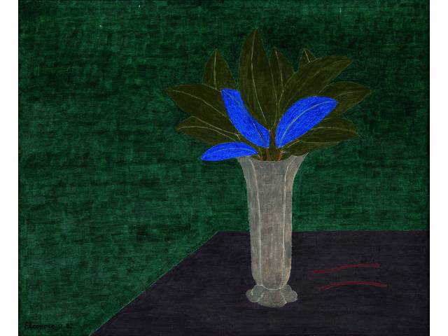 Eleonore Koch têmpera sobre tela, 50 x 64 cm "Sem título" 1982