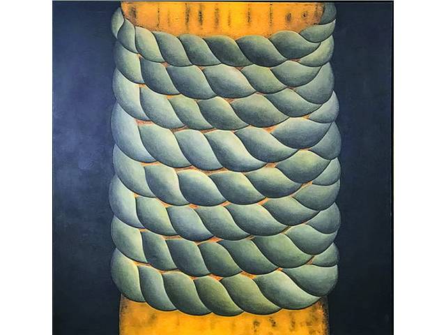 Antonio Henrique Amaral óleo sobre tela 152 x 152 cm "Corda Grande" 1973