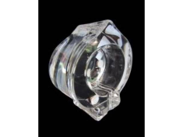 Sèvres - Cinzeiro em formato do naipe de "espadas" em cristal - França, H = 3,5 cm e D = 9 cm