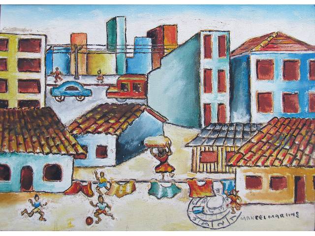 Manoel Martins óleo sobre tela 35 x 27 cm “Sem título” ass.CID