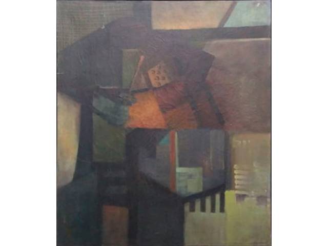 Valdir de Castro óleo sobre tela 60 x 50 cm "O Soldado" ass. CIE 1982 etiqueta "Dan Galeria"