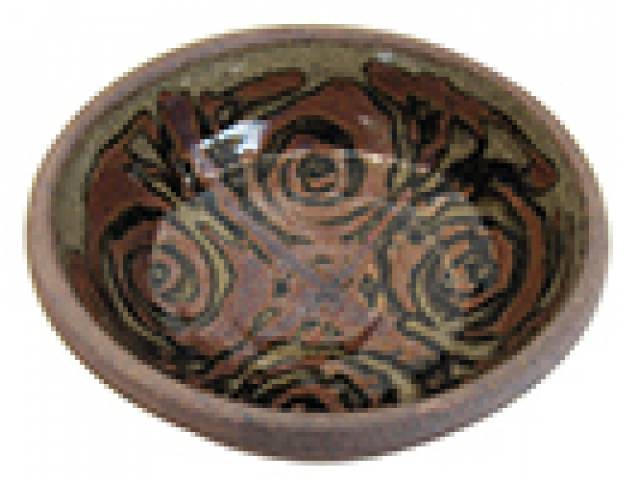 Bowl cerâmica trabalhada. d = 11,5 cm - séc. XX