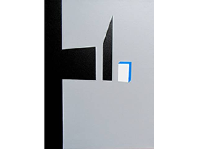 Claudio Roncoli acrílica sobre tela 72 x 52 cm "About the distances I" ass. verso 2017 - acompanha certificado do Instituto Adelina