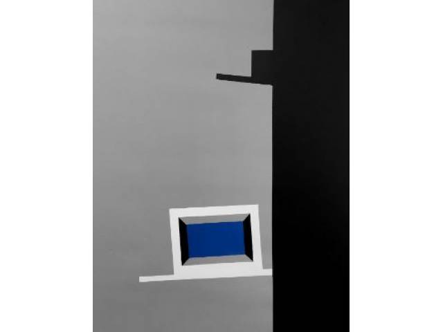 Claudio Roncoli acrílica sobre tela 90 x 70 cm "About the Distances IV" ass. verso 2017 - acompanha certificado do Instituto Adelina