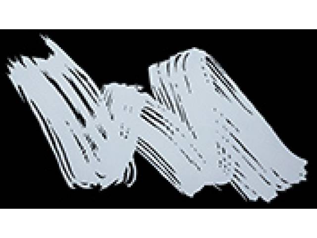 Marcello Nitsche escultura em PVC 100 x 196 cm “Pincelada Branca” ass. inferior direito 2002