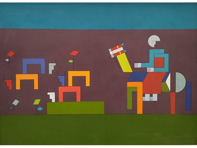 Dionísio Del Santo óleo sobre tela 73 X 100 cm “Mulher e Pasto” ass. inferior direito 1986