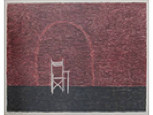 Eleonore Koch técnica mista sobre cartão 38 x 48 cm "Sem Título" ass. CIE 1970 ex-coleção Martin Wurzmann