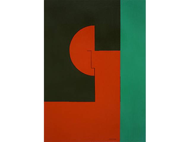 Dionísio del Santo têmpera sobre tela, 70 x 50 cm "Cabeça" 1979 - Participou da exposição Ruptura frente ressonâncias, 2008, Galeria Berenice Arvani.
