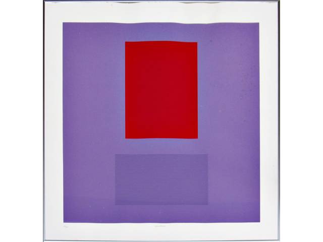 Antonio Lizárraga litogravura 72 x 72 cm "equinócios" tiragem 20/50 ass. CID