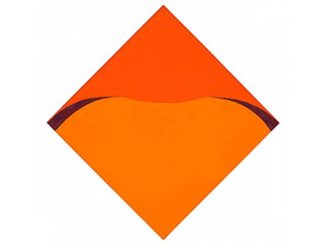 Hercules Barsotti acrílica sobre tela, 71 cm (na diagonal) "Nº 9" 1999 - Participou da exposição Razão concreta, 2016, Galeria Berenice Arvani.