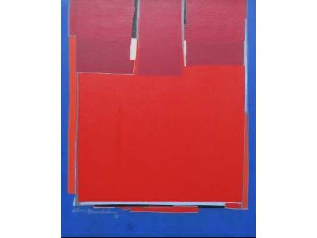 Silvio Oppenheim óleo sobre tela 73 x 60 cm “Sem Título” ass. CIE 1988