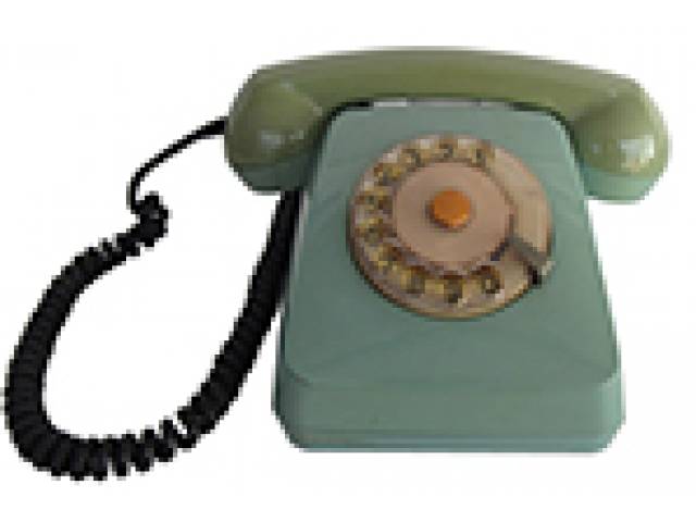 Telefone de disco vintage Sistema Telebrás anos 70
