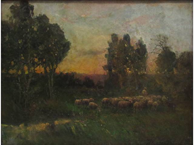 André Prevot Valery (1890, Paris / 1959, Granville) O.S.T. 50 x 60 cm “O retorno”, ass. CID