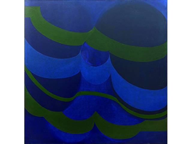 Hermelindo Fiaminghi óleo sobre tela, 100 x 100 cm "Alternado IV" 1972 - Participou da exposição Ruptura frente ressonâncias, 2008, Galeria Berenice Arvani.