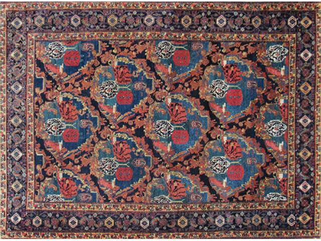Antigo tapete “Senneh”. 1,40 x 2,00 cm = 2,80 cm