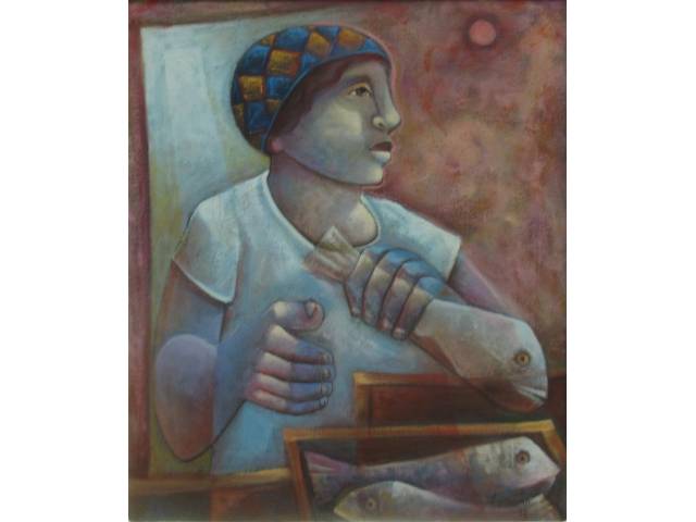 Adélio Sarro óleo sobre tela 60 x 50 cm "Mares da Vida" ass. CID e verso ano 1993  acompanha certificado do artista