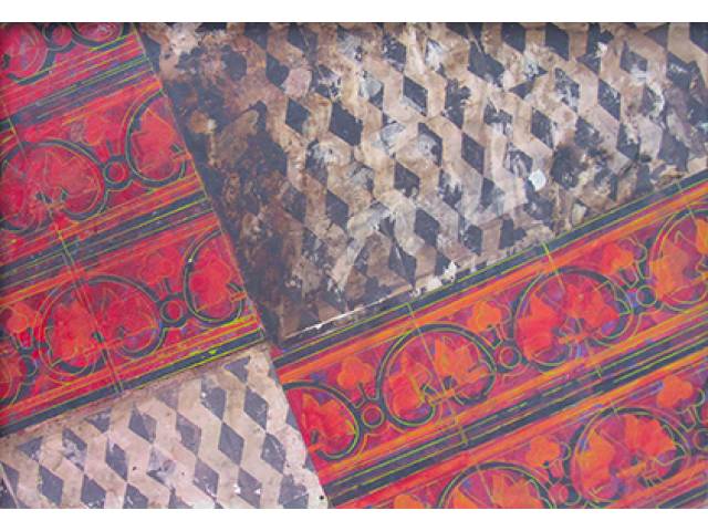 Fernando Velloso óleo sobre madeira 66 x 96 cm “Sem Título” ass. verso 2001