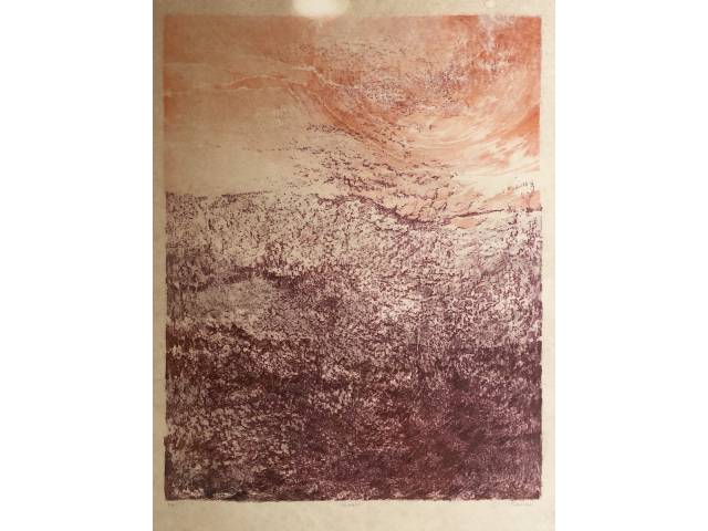 Renina Katz litogravura  60 x 45 cm "Dunas" Ass. CID P.A.