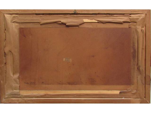 Alfredo Volpi gravura 51 x 94 cm "Sem titulo   " ass. CID t. 51/100