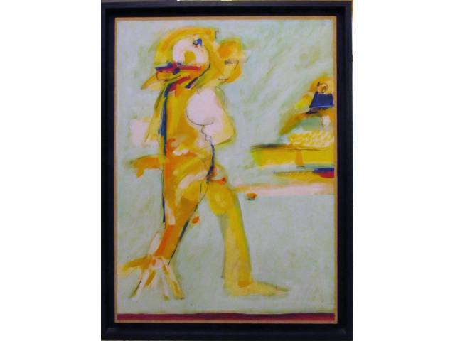 Ivald Granato acrílico sobre tela 100 x 70 cm “Sardenho” ass. CID e verso 1990