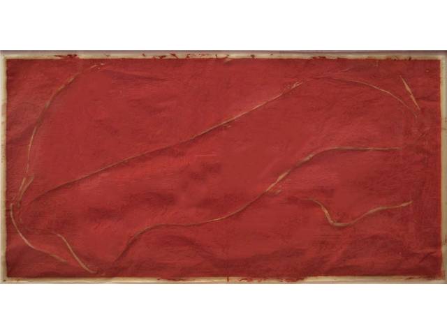 Carlito Carvalhosa óleo sobre papel artesanal 103 x 205 cm "Sem Titulo" ass. CID e CIE  1997