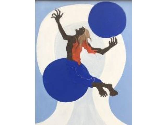 Clóvis Graciano óleo sobre tela 53,5 x 84,5 cm “Sem Titulo” assinada CID