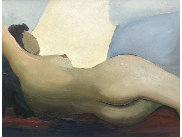 Francesco Antônio Gallotti óleo sobre tela 60 x 80 cm “Nu” Reproduzido no catálogo da individual do artista na Galeria Grossman em 1983