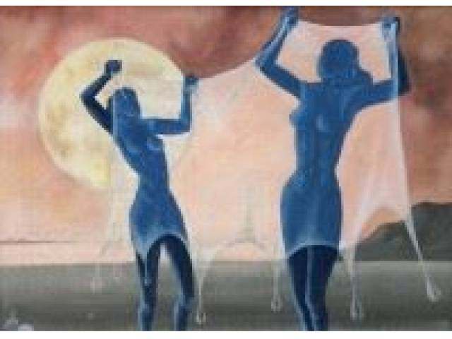 Walter Lewy Óleo sobre tela  59 x 80 cm " Surrealismo " ass. CIE