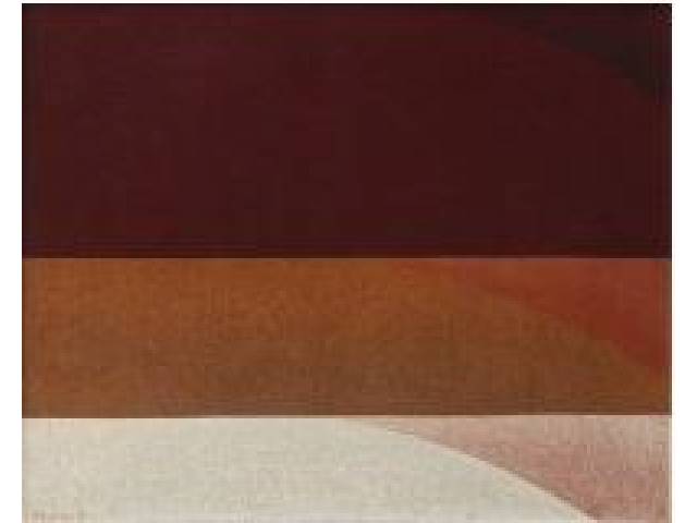 Tomie Ohtake óleo sobre tela 73 x 92 cm “Sem Título” ass. inferior esquerdo 1979 Registrada no Instituto Tomie Ohtake – P79-6 Reproduzida no livro da artista