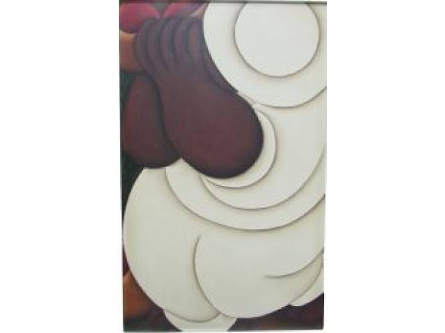 Jose Saboia óleo sobre tela 78 x 59 cm "Trabalhador" assinada CID