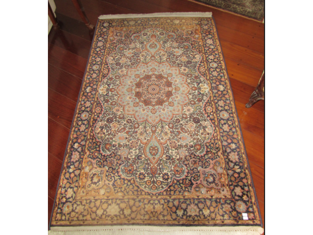 Tapete Kashmir Persa em seda 1,90 x 1,20 = 2.28 m²