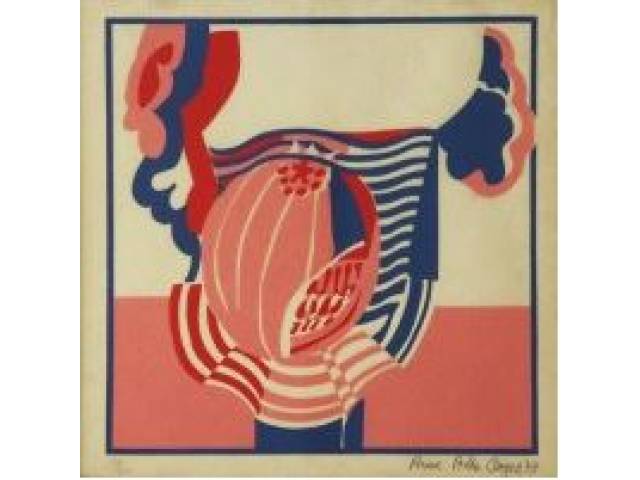 Anna Bella Geiger Gravura T 97/100 32 x 32 cm “Sem Título” ass. inferior direito 1973