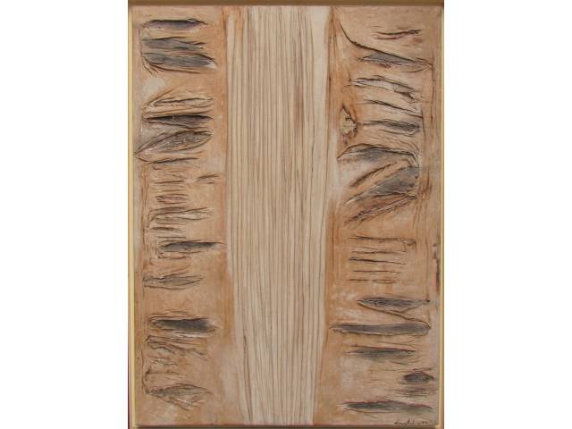 Donato Ferrari óleo sobre tela 123 x 90 cm intitulada "Tensão II" assinada CID e datada 1963