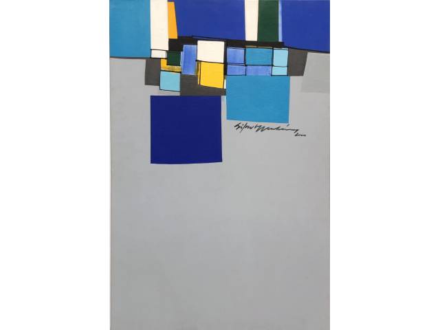 Silvio Oppenheim óleo sobre tela  90 x 60 cm ''Sem Titulo" ass. CSD