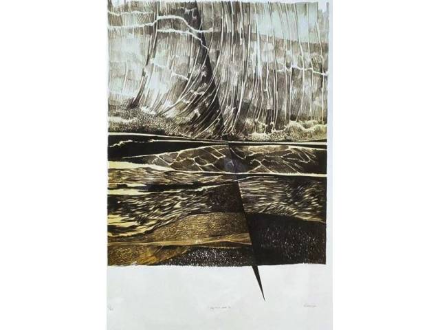Renina Katz gravura 71 x 52 cm "Setembro Segundo" ass. CID  datado 1978 t.11/60