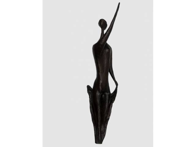 Bruno Giorgi escultura de parede em bronze 70 x 25 cm "Torso feminino" - obra proveniente do acervo da família da Skultura Galeria de Arte -SP(anos 70) assinada CIE