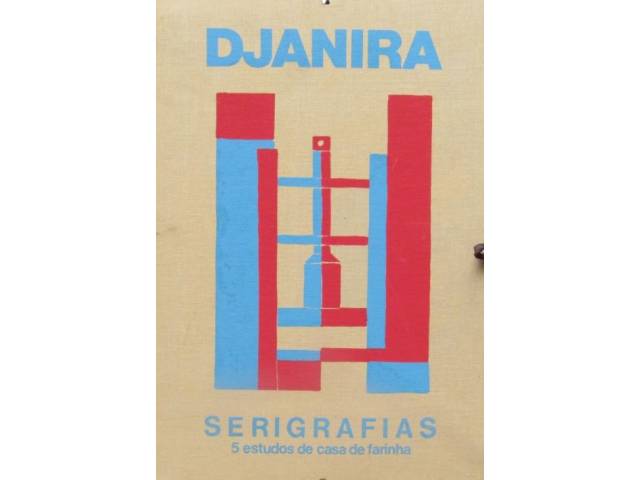 DJANIRA. Serigrafias. "5 Estudos de Casa de Farinha ", datadas 1974 Exemplar 120/310, Editora Cultrix.- Em excelente estado de conservação. Capa original da editora, album completo
