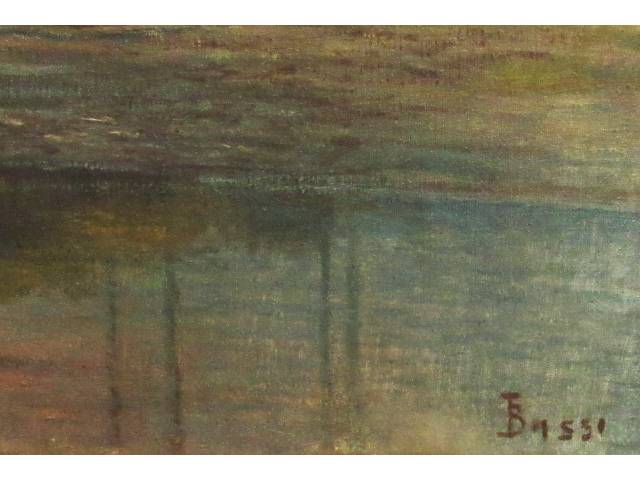 Torquato Bassi óleo sobre tela 50 x 70 cm  "Sem título" ass CID