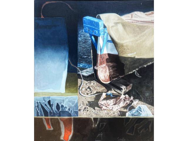 ArmandoSendinóleo sobre tela 65 x 55cm "Sem Titulo" ass. CID datada 1981