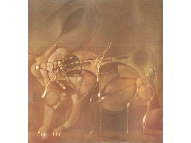 Bernardo Cid óleo sobre tela 75 x 70cm  "Sem Titulo"  ass. CID e verso  datada 1970