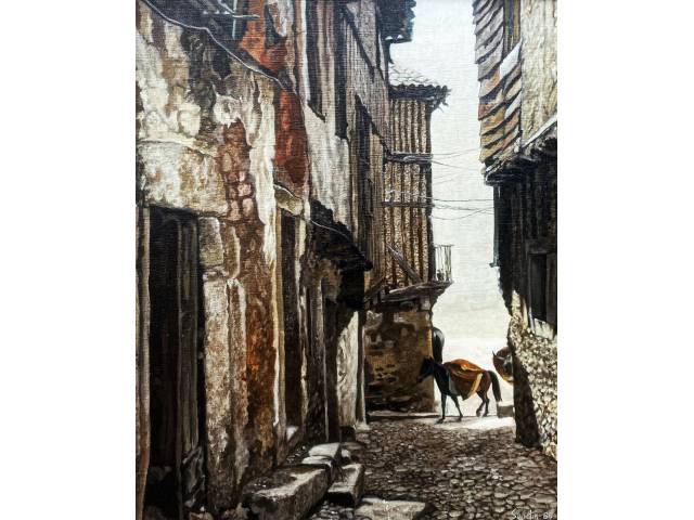 Sendin, Armando óleo sobre tela 42 x 38cm "Sem Titulo" ass. CID datada 1986