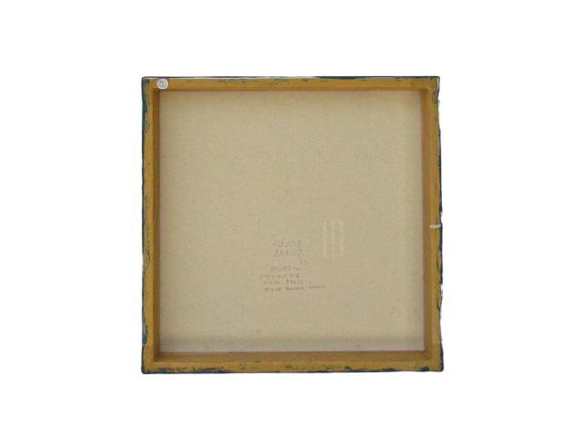 Cassia  Aresta acrílica sobre tela 50 x 50cm intitulada "Banjo" CID e verso datada 2023 com certificado de autenticidade assinado pelo artista e reproduzido no livro "Hassis , seus amigos e eu '' de Monique Fonseca  página inteira