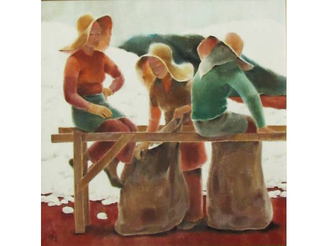 Cylene óleo sobre tela 60 x 60cm "Sem Titulo" ass. CIE datada 1978