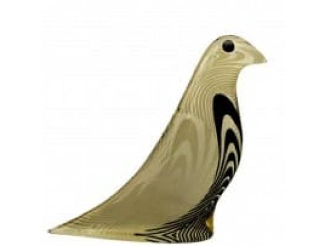 Abraham Palatnik  escultura em resina de poliéster em forma de Pombo estilizada 15 x 15  cm sem ass, meados século 20