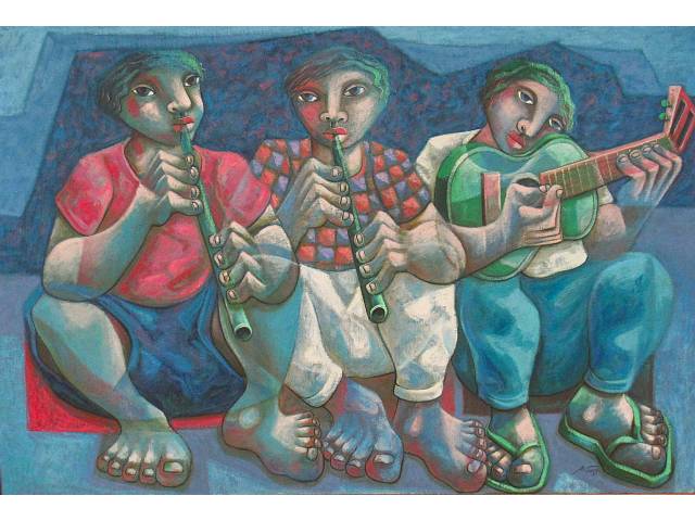 Adélio Sarro óleo sobre tela 150 x 100cm "Luzes do Passado" ass. CID e verso datada 1989