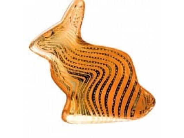 Abraham Palatnik  escultura em resina de poliéster em forma de Coelho estilizada 08 x 06  cm  ass.  peça, meados século 20 .