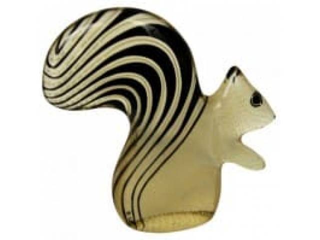 Abraham Palatnik  escultura em resina de poliéster em forma de Esquilo estilizada 13 x 12 cm ass na peça, meados século 20.