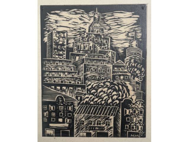 Manoel Martins xilogravura 18 x 14cm ass. CID nº30/13. Sem moldura.